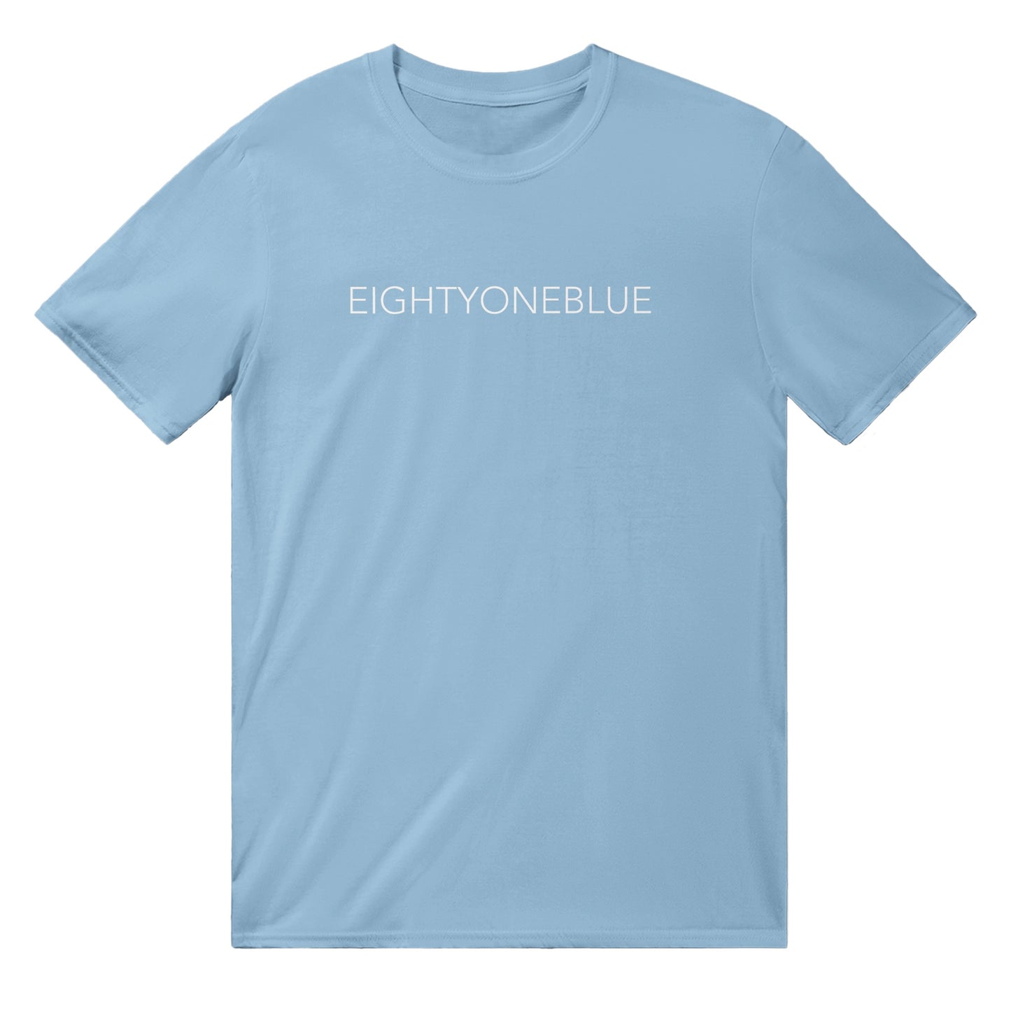 "EIGHTYONEBLUE" Klassisches Unisex T-Shirt mit Rundhalsausschnitt