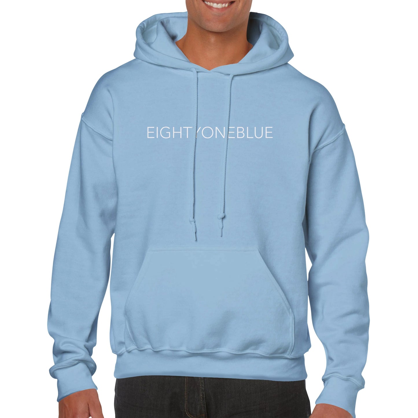 "EIGHTYONEBLUE" Classic Unisex Pullover Hoodie