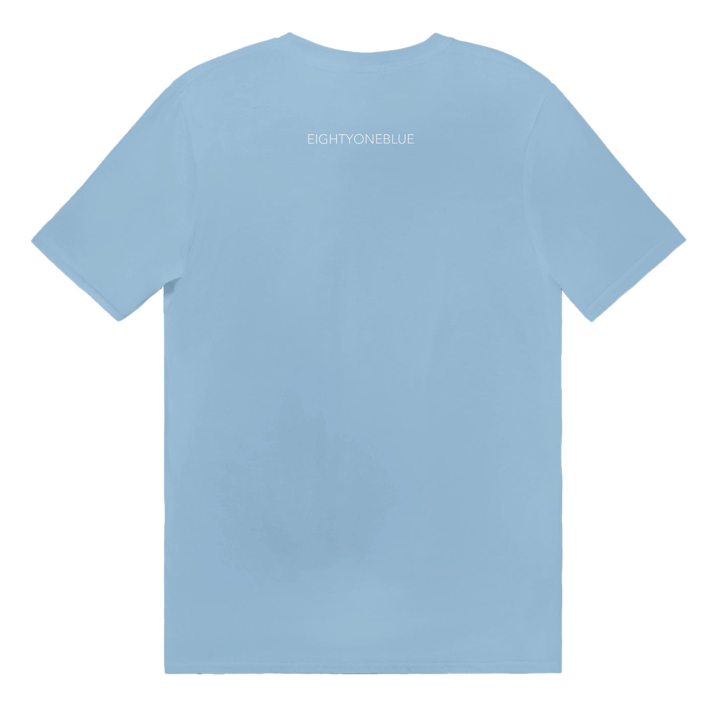 "EIGHTYONEBLUE" Klassisches Unisex T-Shirt mit Rundhalsausschnitt