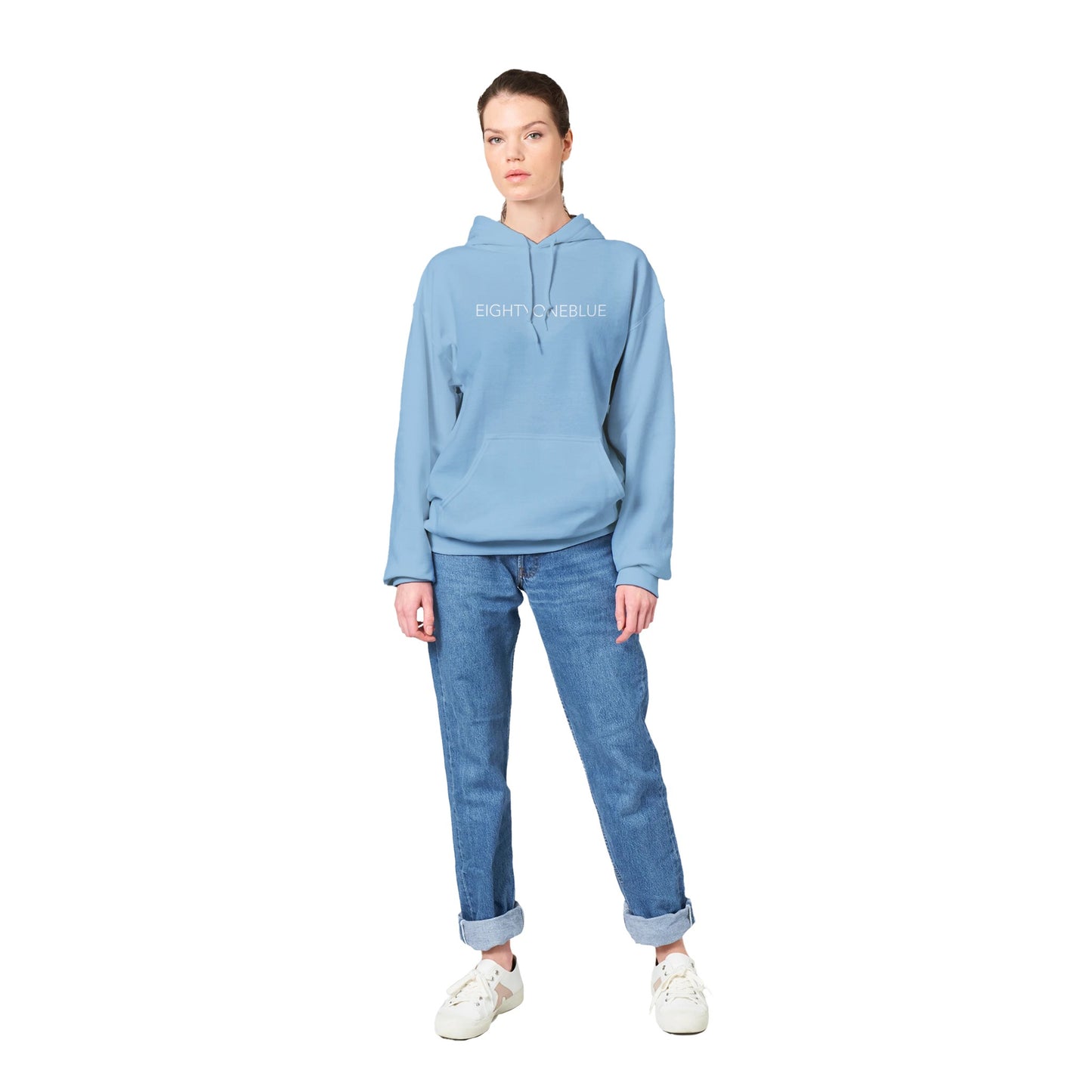 "EIGHTYONEBLUE" Classic Unisex Pullover Hoodie